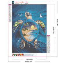 Load image into Gallery viewer, Diamond Painting - Full Round - Turtle On Vacation (30*40CM)