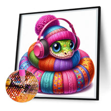 Load image into Gallery viewer, Diamond Painting - Full Round - Sweater snake (30*30CM)