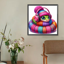 Load image into Gallery viewer, Diamond Painting - Full Round - Sweater snake (30*30CM)