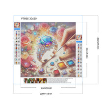 Load image into Gallery viewer, Diamond Painting - Full Round - Flower crystal (30*30CM)