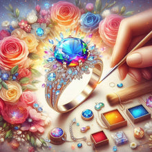 Load image into Gallery viewer, Diamond Painting - Full Round - Flower crystal (30*30CM)