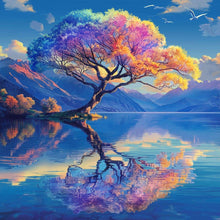 Load image into Gallery viewer, Diamond Painting - Full Round - Mirror pink tree (30*30CM)