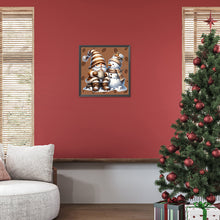 Load image into Gallery viewer, Diamond Painting - Full Round - Coffee Gnome Snowman (40*40CM)