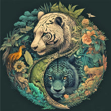 Load image into Gallery viewer, Diamond Painting - Full Square - Tai Chi leopard (45*45CM)