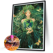 Load image into Gallery viewer, Diamond Painting - Full Round - Earth Guardian Girl (40*50CM)