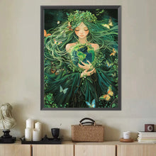 Load image into Gallery viewer, Diamond Painting - Full Round - Earth Guardian Girl (40*50CM)