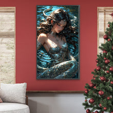 Load image into Gallery viewer, Diamond Painting - Full Round - Mermaid Girl (40*70CM)