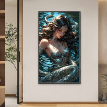 Load image into Gallery viewer, Diamond Painting - Full Round - Mermaid Girl (40*70CM)