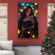 Load image into Gallery viewer, Diamond Painting - Full Round - Butterfly Girl (40*70CM)