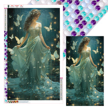Load image into Gallery viewer, Diamond Painting - Full Round - Butterfly Girl (40*80CM)