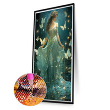 Load image into Gallery viewer, Diamond Painting - Full Round - Butterfly Girl (40*80CM)