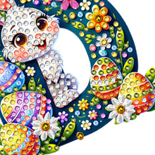 Load image into Gallery viewer, PET Double Sided Special Shaped Easter Alphabet DIY Diamond Painting Keychain