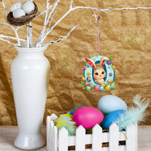 Load image into Gallery viewer, PET Double Sided Special Shaped Easter Alphabet DIY Diamond Painting Keychain