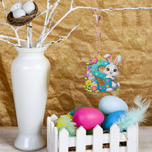 Load image into Gallery viewer, PET Double Sided Special Shaped Easter Alphabet DIY Diamond Painting Keychain