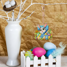 Load image into Gallery viewer, PET Double Sided Special Shaped Easter Alphabet DIY Diamond Painting Keychain