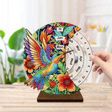 Load image into Gallery viewer, Special Shape Flowers Butterfly Diamond Painting Spinning Calendar for Beginners