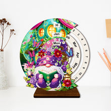 Load image into Gallery viewer, Special Shape Flowers Butterfly Diamond Painting Spinning Calendar for Beginners