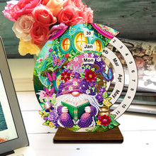 Load image into Gallery viewer, Special Shape Flowers Butterfly Diamond Painting Spinning Calendar for Beginners