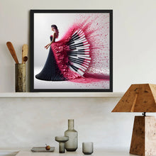Load image into Gallery viewer, Diamond Painting - Full Round - Piano Skirt Girl (40*40CM)