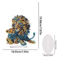 Load image into Gallery viewer, Lion 5D DIY Diamond Painting Tabletop Decorations for Bedroom Table Decor