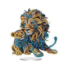 Load image into Gallery viewer, Lion 5D DIY Diamond Painting Tabletop Decorations for Bedroom Table Decor