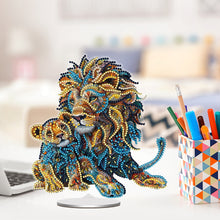 Load image into Gallery viewer, Lion 5D DIY Diamond Painting Tabletop Decorations for Bedroom Table Decor