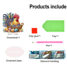 Load image into Gallery viewer, Easter Rooster 5D DIY Diamond Painting Tabletop Decorations Bedroom Table Decor