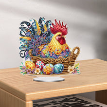 Load image into Gallery viewer, Easter Rooster 5D DIY Diamond Painting Tabletop Decorations Bedroom Table Decor