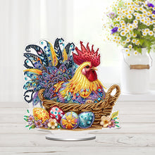 Load image into Gallery viewer, Easter Rooster 5D DIY Diamond Painting Tabletop Decorations Bedroom Table Decor