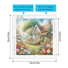 Load image into Gallery viewer, Diamond Painting - Partial Special Shaped - House Village (30*30CM)