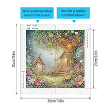 Load image into Gallery viewer, Diamond Painting - Partial Special Shaped - House Village (30*30CM)