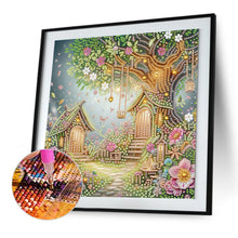 Load image into Gallery viewer, Diamond Painting - Partial Special Shaped - House Village (30*30CM)