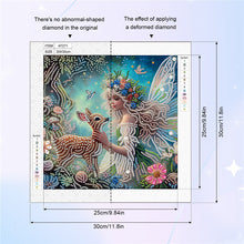 Load image into Gallery viewer, Diamond Painting - Partial Special Shaped - Elf Fairy (30*30CM)