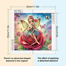 Load image into Gallery viewer, Diamond Painting - Partial Special Shaped - Elf Fairy (30*30CM)