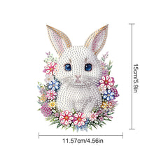 Load image into Gallery viewer, Special Shape Easter Bunny Wreath Diamond Painting Hanging Pendant for Party