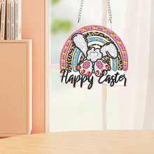 Load image into Gallery viewer, Special Shape Easter Bunny Gnome Diamond Painting Hanging Pendant for Art Crafts