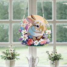 Load image into Gallery viewer, Special Shape Easter Bunny Gnome Diamond Painting Hanging Pendant for Art Crafts