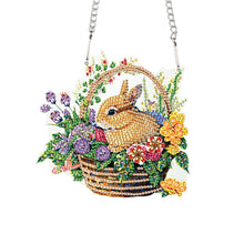 Load image into Gallery viewer, Special Shape Easter Bunny Gnome Diamond Painting Hanging Pendant for Art Crafts