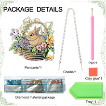 Load image into Gallery viewer, Special Shape Easter Bunny Gnome Diamond Painting Hanging Pendant for Art Crafts