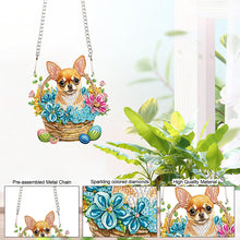 Load image into Gallery viewer, Special Shape Easter Bunny Gnome Diamond Painting Hanging Pendant for Art Crafts