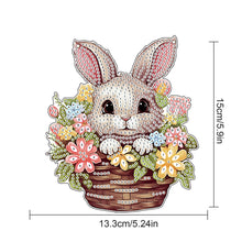 Load image into Gallery viewer, Special Shape Easter Bunny Gnome Diamond Painting Hanging Pendant for Art Crafts