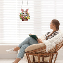 Load image into Gallery viewer, Special Shape Easter Bunny Gnome Diamond Painting Hanging Pendant for Art Crafts