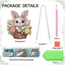 Load image into Gallery viewer, Special Shape Easter Bunny Gnome Diamond Painting Hanging Pendant for Art Crafts