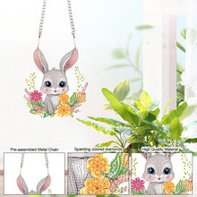 Load image into Gallery viewer, Special Shape Easter Bunny Gnome Diamond Painting Hanging Pendant for Art Crafts