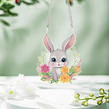 Load image into Gallery viewer, Special Shape Easter Bunny Gnome Diamond Painting Hanging Pendant for Art Crafts