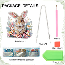 Load image into Gallery viewer, Special Shape Easter Bunny Gnome Diamond Painting Hanging Pendant for Art Crafts