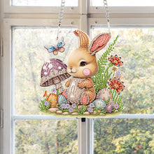 Load image into Gallery viewer, Special Shape Easter Bunny Gnome Diamond Painting Hanging Pendant for Art Crafts