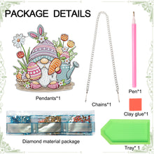 Load image into Gallery viewer, Special Shape Easter Bunny Gnome Diamond Painting Hanging Pendant for Art Crafts