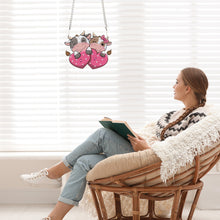 Load image into Gallery viewer, Valentines Day Love Cow Diamond Painting Hanging Pendant for Art Crafts