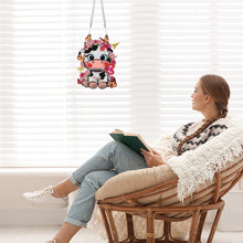 Load image into Gallery viewer, Valentines Day Love Cow Diamond Painting Hanging Pendant for Art Crafts